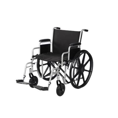 China Aluminum Alloy KBW909 Seat Width 57cm Multifunctional Wheelchair Can Be Folded Wider And Thicker Obese Fat People Man Wheelchair for sale