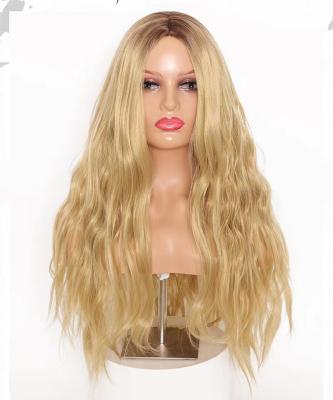 China High Quality 24inch Body Wave Synthetic Hair Wigs Blonde Body Wave Futura Futura Hair for sale