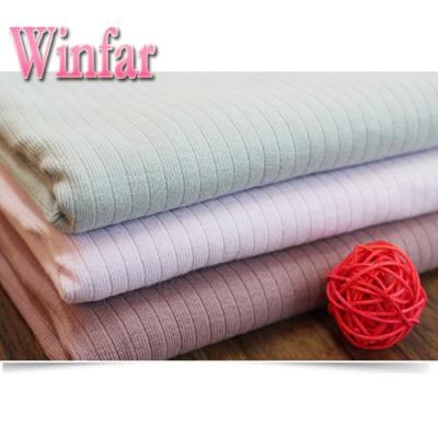 China Export-oriented Shaoxing supplier 100% polyester cotton drop anti-static needle knit fabric and garment industry for sale