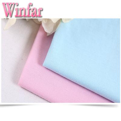 China Winfar Plain Textile Knit Single Jersey Polyester Cotton Fabric Blend 65 Polyester 35 Cotton Fabric for sale