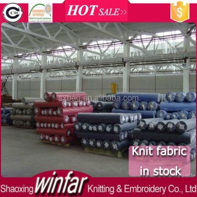 China Shaoxing Manufacture Winfar Textile Knit Fabric Lot Stock Fabric Lot Fabric for sale