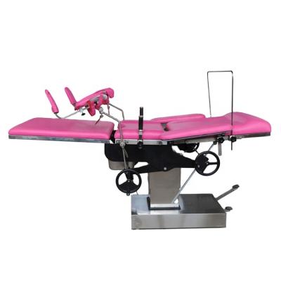 China BT-OE014 Hospital Bed Hospital Operation Hydraulic Manual Gynecological Medical Cabinet Childbirth Obstetric Delivery Maternity Labor Tables for sale