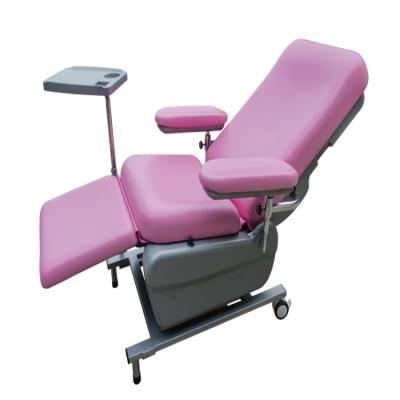 China Hospital BT-DN010 Manual Manual Blood Donor Chair Medical Lightweight Reclining Chair for sale