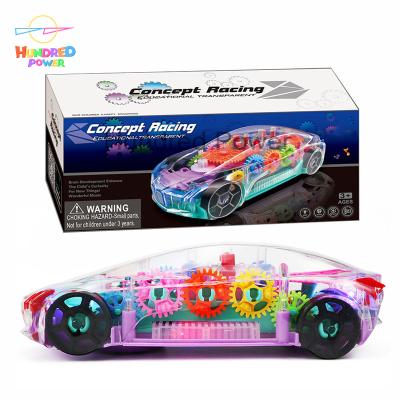 China New Concept Plastic Racing With Light And Music Battery Power Plastic Toys Model Car For Kids for sale