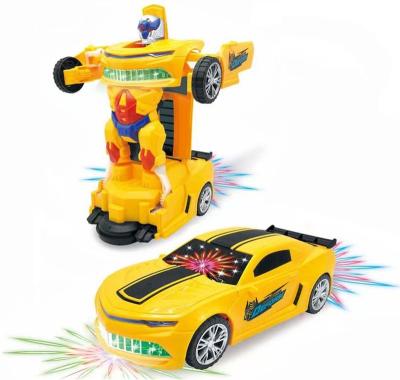 China Plastic Automatic Car Toy for Kids, LED Electronic Battery Operated Vehicle with Flashing Music Control for Kids Birthday Party Gift for sale