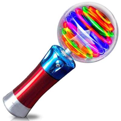 China Flashing Ball-Wand Magic Toy Meteor-Storm Kids Game, Toy Rotating Glowing Magic Wand, Toy Splendid Rotating Led Stick for sale