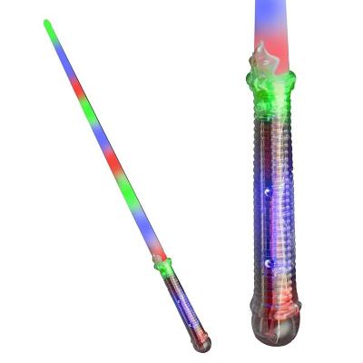 China 28 Inches Funny LED Wars Sword With Clear Handle, Glow Saber Light Up Sword Light Saber Sword, Glow Swords For Party Themed for sale