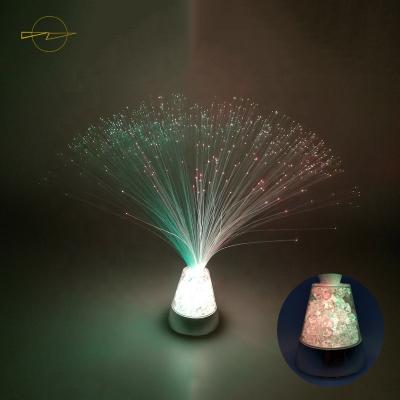 China 8 Function IC Fiber Optic Centerpiece Flashing Light Up Light Fiber Optic Flower Decoration Decoration Light Up Toys for sale