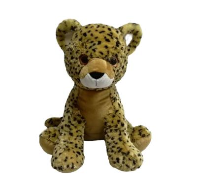 China 22.5 Inch Sitting Leopard Plush Toy Amazon OEM/ODM China Wholesale Custom Classic Soft Plush Jungle Animal for sale