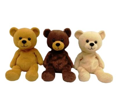 China Wholesale Cute Stuffed Animals Plush Toy 8 Inch Beanie Bears Custom Amazon OEM/ODM Different Colors for sale