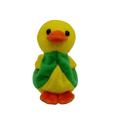 China Wholesale Custom Plush Amazon OEM/ODM Design New 5 Inch Hot Selling Cute Plush Toy Beanie Duck For Kids for sale