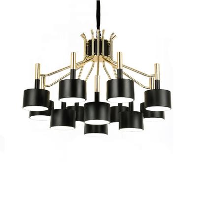 Китай Modern High Quality Multi Color Black Metal Chandeliers Heads Pendant Lamp For Home Decoration продается