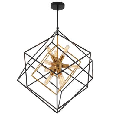 中国 Industrial Modern Metal Lighting E12 Bulb 9 Heads Chandelier Multi Heads Pendant Lamp 販売のため