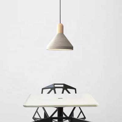 China Art Cement Pendant Light Decorative Residential Living Room Pendant Lamp for sale