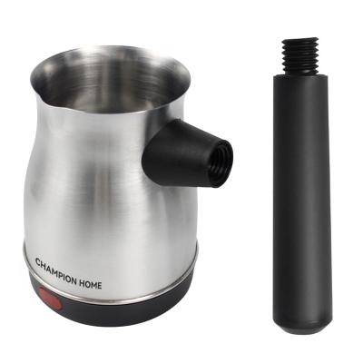 China Stainless Steel Body Mini Portable Electric Turkish Coffee Maker Quickly Boiling Electric Tea Kettles for sale