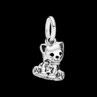 China Thailand Factory Wholesale 925 Sterling Silver CLASSIC Pandoraer Bracelet Charm DIY Dog Pendant Cat Beads Pendant Accessories for sale