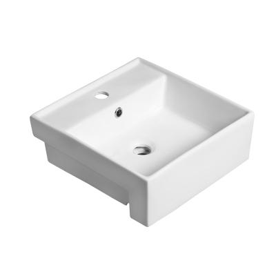 China Wholesale Custom Wash Basins Clean Easy Go Down Hotel Bathroom Sink Luxury Ceramic Wash Basin for sale