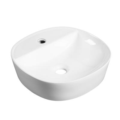 China Clean Easy Custom Design Wholesale Sanitary Ware Bathroom Ware Basin Sink Modern Style Ceramic Vanity Wash Basin for sale