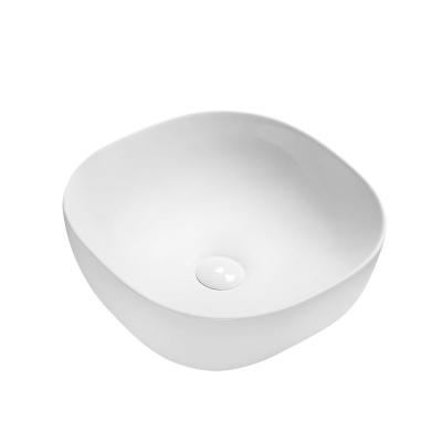 China Easy Clean Elegant Design Sanitary Ware The Home Modern Hotel Wash Basin Decorative Color Wash Basin for sale