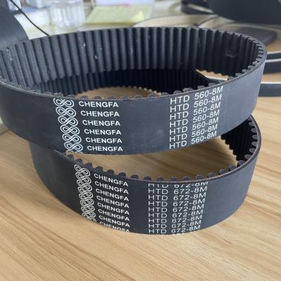 China HTD560-8M Aluminum HTD672-8M Rubber Belt for sale