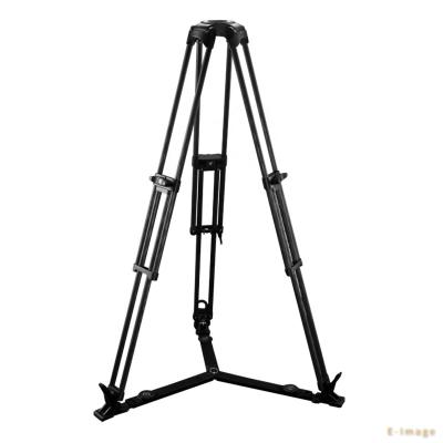 China Professional Carbon Fiber Video Camera E-IMAGE GC101 Video Tripod with Ground Monopod Spreader Tripod 2 in 1 for sale