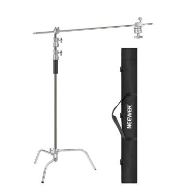 China Neewer Stainless Steel Heavy Duty C-Bracket, 5-10 feet/1.5-3 Meters Adjustable Photographic Sturdy Tripod for Reflectors Softboxes for sale