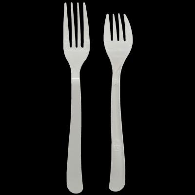 China Eco-friendly 100% Disposable Plastic PLA Fork 100% Biodegradable for sale