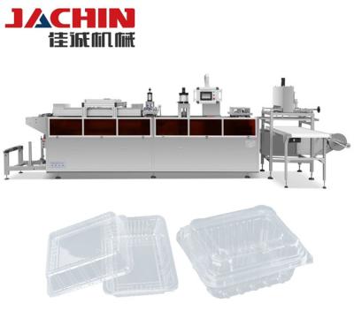 China Transparent Factory Cake Box Thermoforming Machine With Servo Motor Control for sale