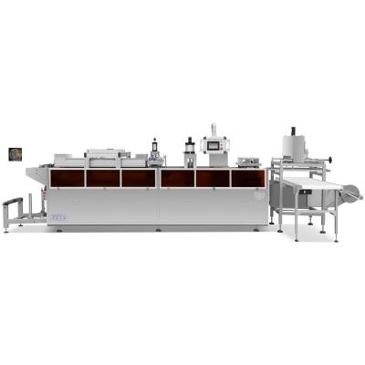 China Factory Automatic Cup PP LidThermoforming Machine With Mini Laser Cutter for sale