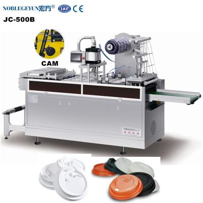 China Automatic PS PET PVC Plastic Cup Lid Making Thermoforming Machine for sale