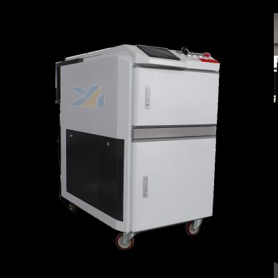 China Stainless steel fiber laser cleaning machine for pretreatment and paint removal rust weld cleaning for sale