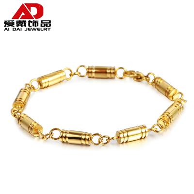 China Luxury Romantic Stainless Steel Gold Bracelet Bangle Rose Bracelet for sale