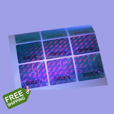 China High Quality Customized UV Holographic Label Hologram Printing for sale