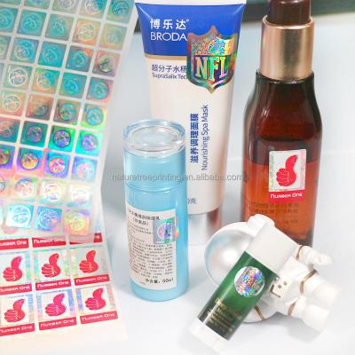 China Custom Made Holographic Vinyl Sticker Holographic Product Label Stickers for sale