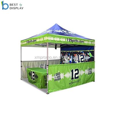 China Water Proof Advertising Aluminum Folding Canopy Cheap Custom Printed Pop Up Trade Show Event Tent for sale