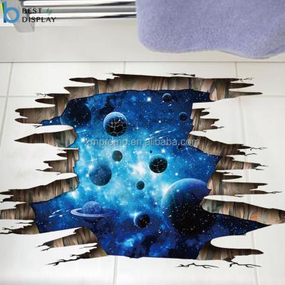 China Waterproof Decorative Removable 3d Universe Adhesive Wall Stickers for sale