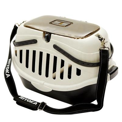 China High Quality Viable Plastic Pet Flight Case Pet Airway Boxes Airway Transport Folding Pet Carrier for sale