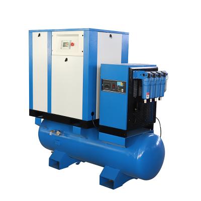 China Lubricated 20HP 15kw 16bar combined HIGH PRESSURE AIR COMPRESSOR air dryer price air dryer compressor for sale