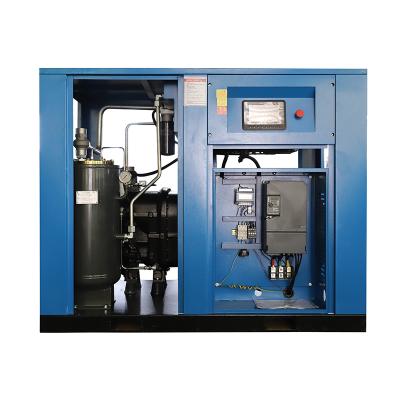 China Industrial OIL-LESS Motor IP54/IP55 Explosion Proof Fix Gear And VSD Inverter PM Rotary Screw Air Compressors for sale