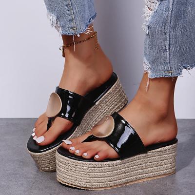 China CUSHIONING Hot Selling Thick Bottom Platform Sandals Wedges Sandals Sneaker Shoes for sale