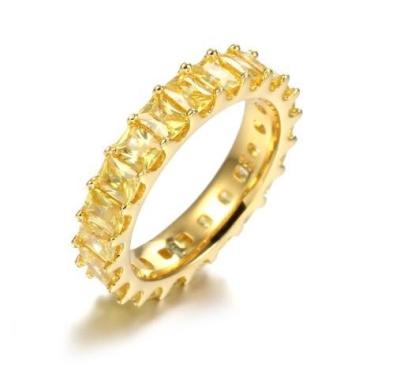 China Wholesale Trendy Moroccan Wedding Ring Gold CZ Jewelry Fashion Jewelry for sale