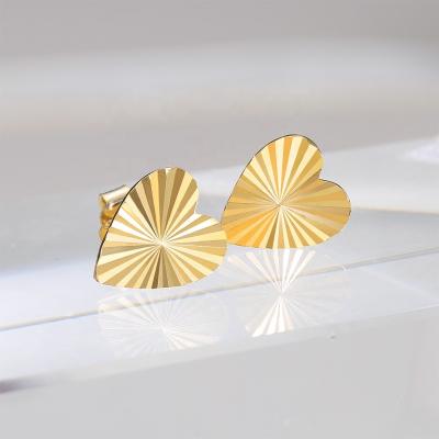 China Jewelry 2022 Lead Free Nickel Free Trend Radiation Pattern Earring 925 Sterling Silver Dubai Gold Stud Earring Stud Earrings for sale