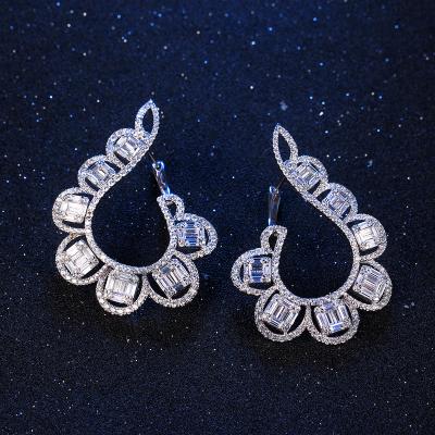 China Factory Direct Selling 925 Sterling Silver Earring Fashionable Wholesale Hot Sale Fashionable Women's Earrings for sale