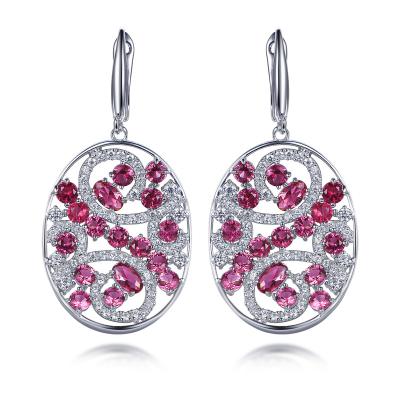 China Trendy 925 sterling silver fashion jewelry wholesale earrings women's charm 2020 drop earrings for sale