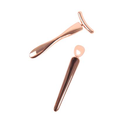 China Beauty Hair Salon Ladies Eye Black Eye Massager Stick Double Head Massager Lift Face Beauty Brightening Tool for sale