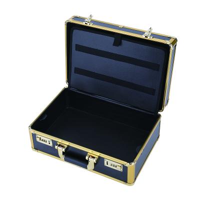 China Medium Professional Multifunctional Double Password Lock Large Capacity Storage Box Portable Hairdressing Tool Box for sale