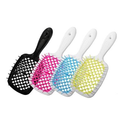 China Salon Amazon Grid Hot Selling Hairstyle New Long Hair Honeycomb Massage Comb Shape Fluffy Dry And Wet Hollow Comb for sale