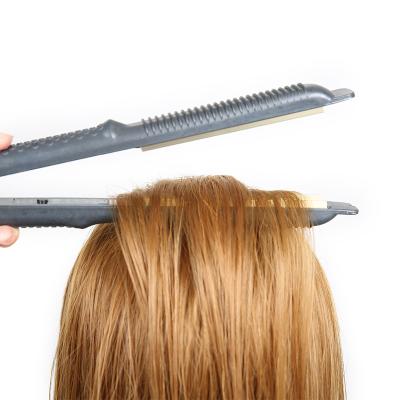 China Beauty Hair Salon Hairdressing Household Perm Infrared Ray Hot Comb DIY Straight Electric Ionized Hairpin for sale