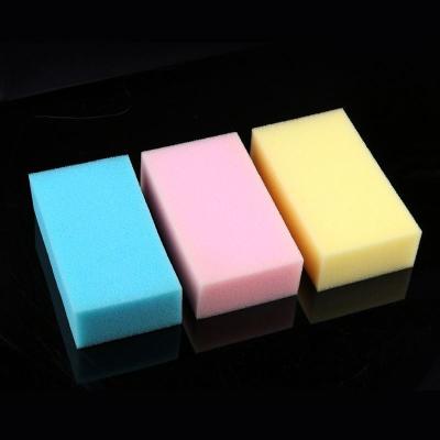 China Viable Color Square Sponge Hair Salon Brush Free Sample Home Cleaning for sale