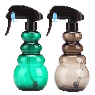 China Personal Care 200ml Hand-pressing Transparent Color Squash Trigger Iron Ball Spray Humidifying Bottle For Hair Salon Professional for sale